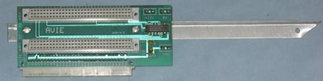 AVIE 2 slot backplane front