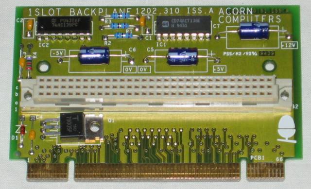Acorn AMD10 1 Slot Backplane front