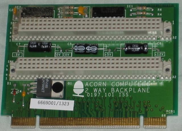 Acorn RISCPC 2 slot backplane