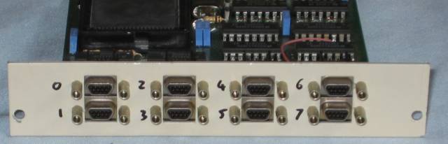 Octopus 8 port serial card back