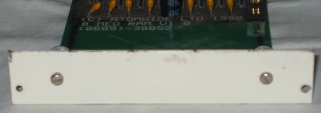Atomwide 8Meg RAM Upgrade RAM board back