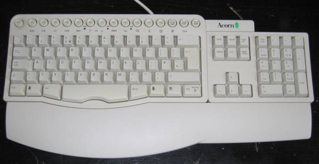 Castle Risc PC PS2 Keyboard top