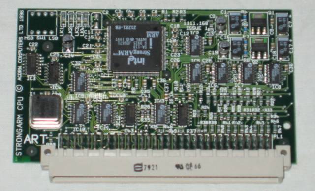 Castle StrongARM 233MHz CPU front