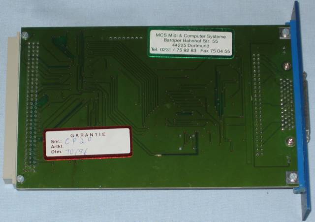 MCS Connect 32 SCSI 2 card bottom