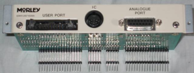 Morley user I2C Analogue mini-podule back