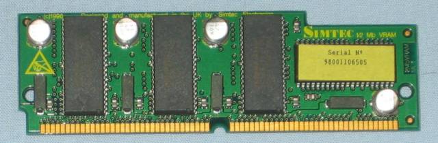 Simtec 1/2MB VRAM front