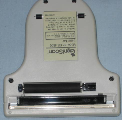 GeniScan GS4500 hand scanner bottom