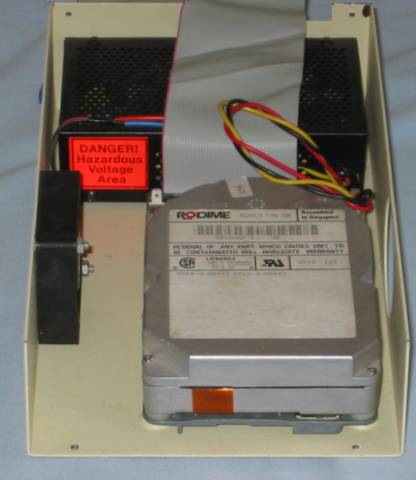 WE 40MB SCSI Hard Disc open