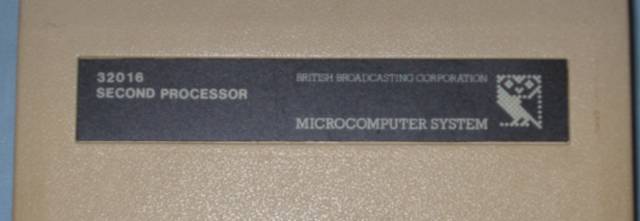 Acorn 32016 2nd processor label
