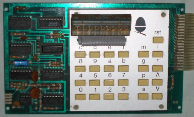 Acorn System 1 keyboard front