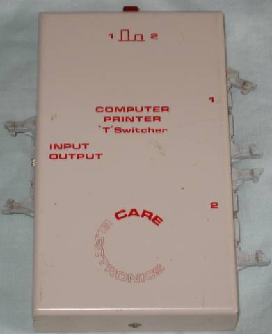 Care Electronics Printer Switch top