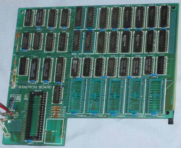 WE RAM/ROM board top