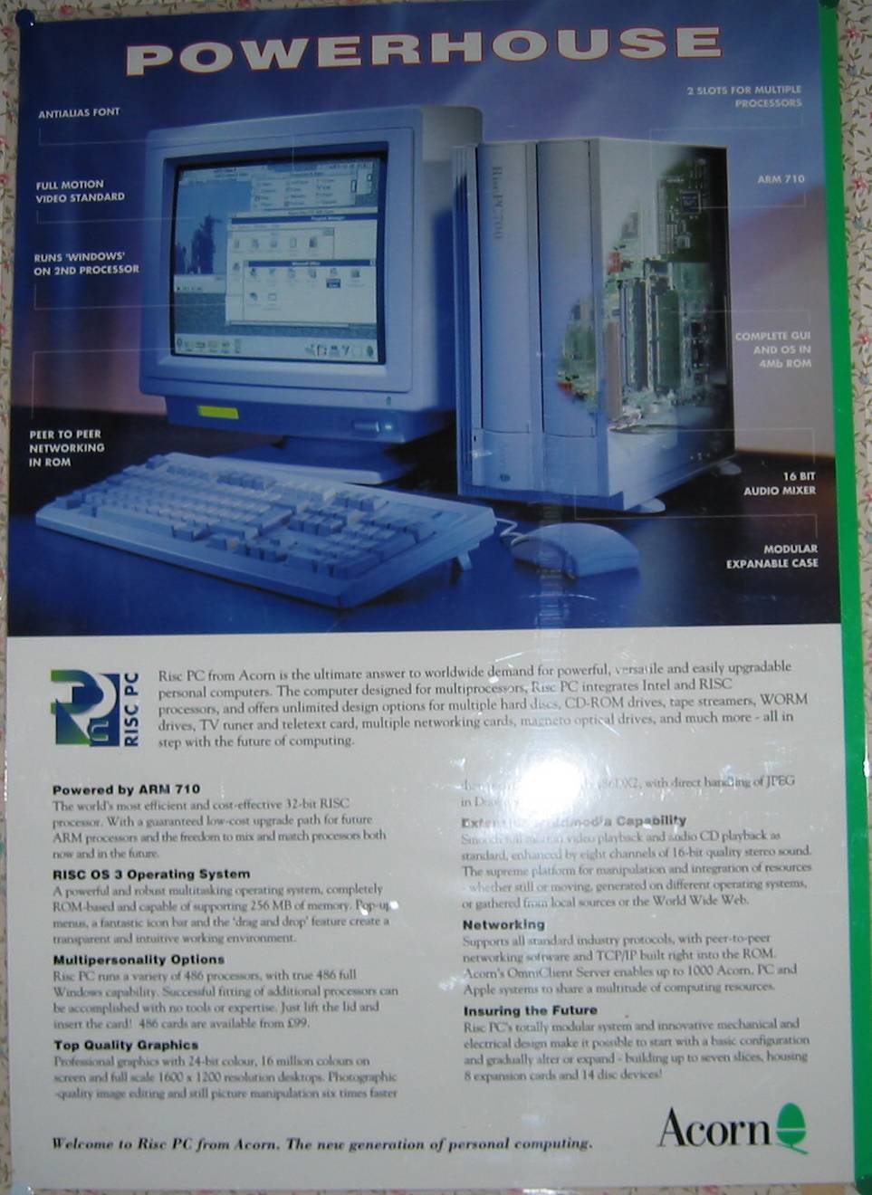 Acorn RiscPC700 poster HiRes