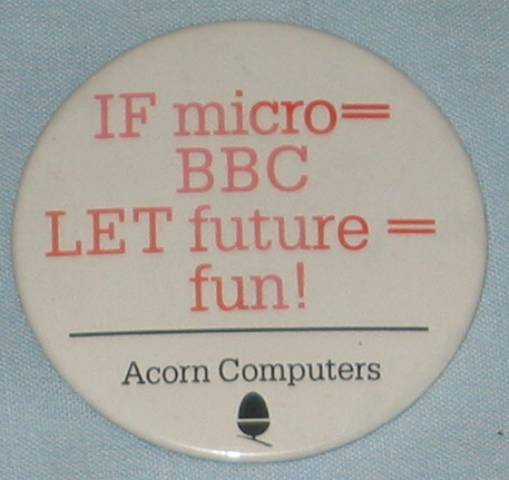 Acorn BBC Micro IF micro=BBC ... badge