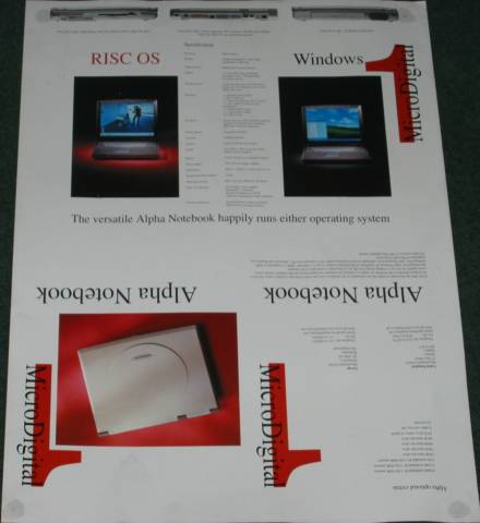 Microdigital Alpha Poster back