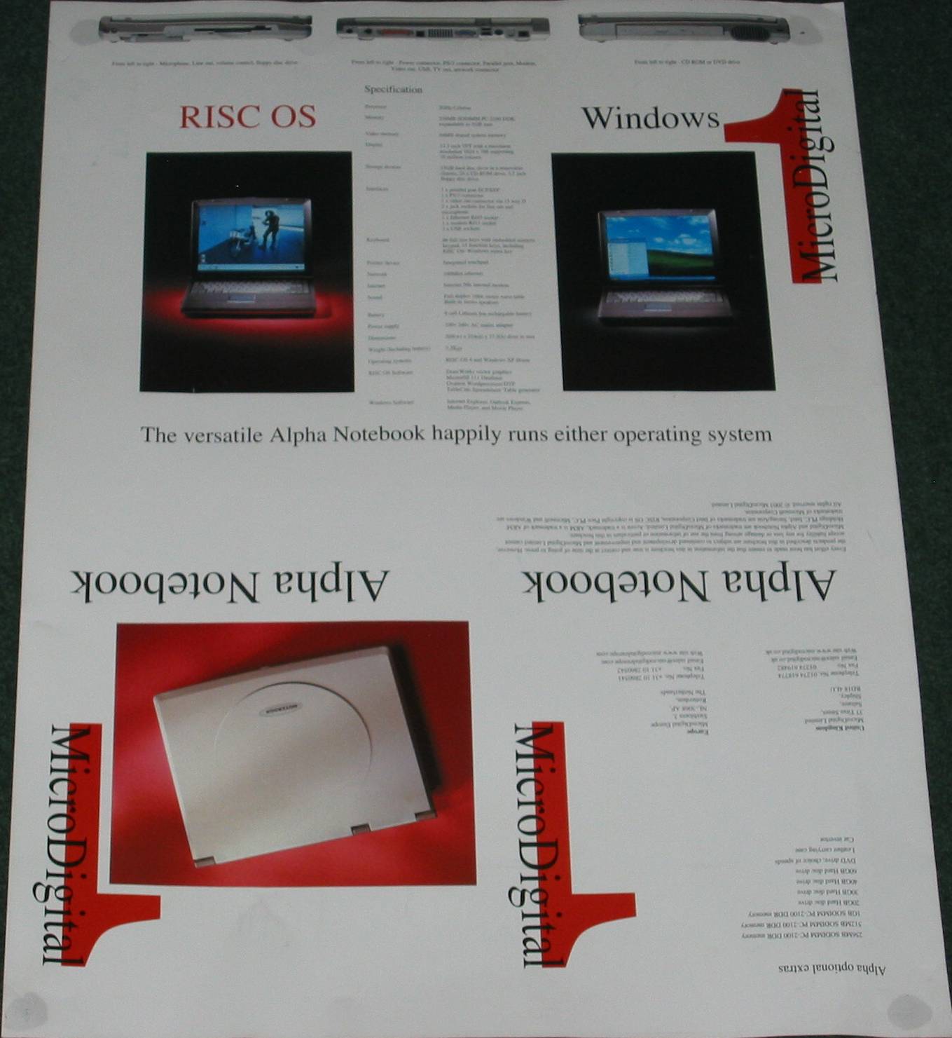 Microdigital Alpha Poster back HiRes