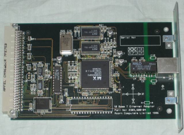 Acorn 10baseT Ethernet podule