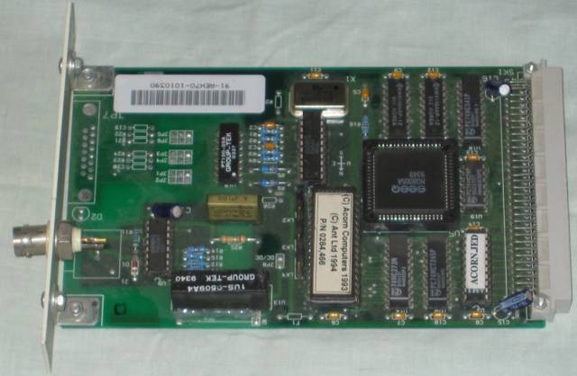 Acorn AEH70 Ethernet podule top
