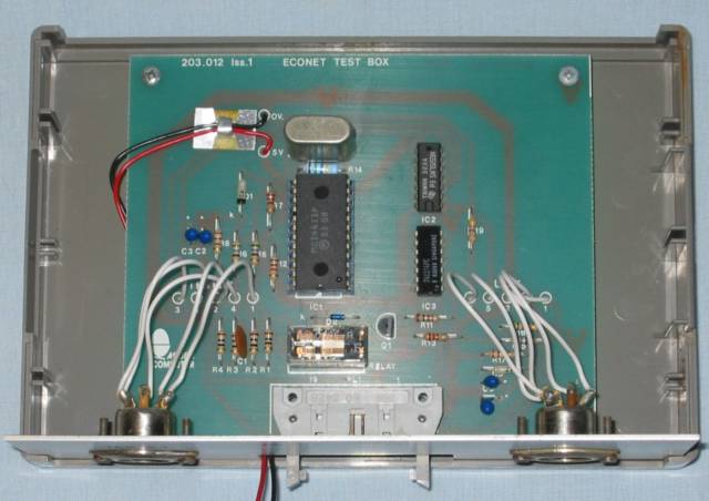 Acorn Econet test box open