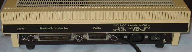 Acorn Filestore E01S back