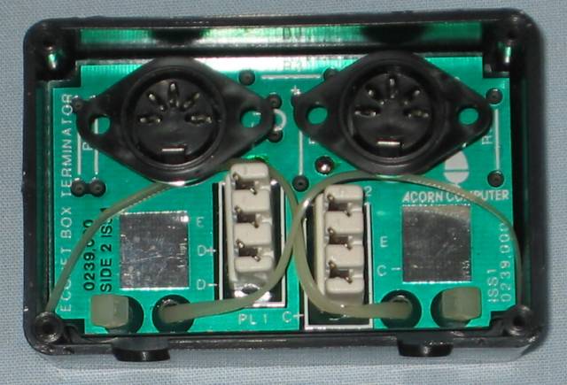 Acorn Econet socket box open