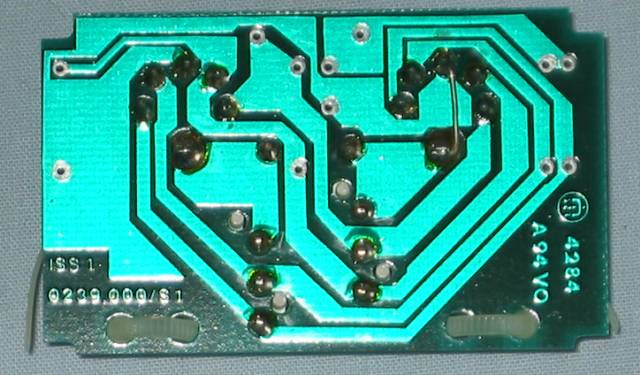 Acorn Econet socket box circuit board back