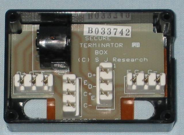 SJResearch Secure Terminator box open