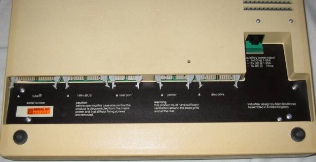 BBC model B issue 3 bottom