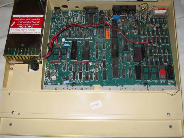 BBC Model B Issue 3 with keyboard removed