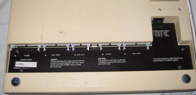 BBC Model B Issue 7 bottom
