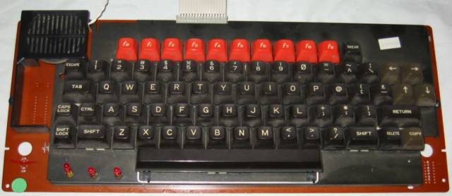 BBC Model B Issue 7 keyboard top