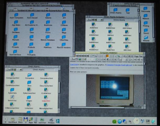 Iyonix running RISC OS 5