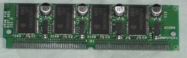 Risc PC prototype VRAM
