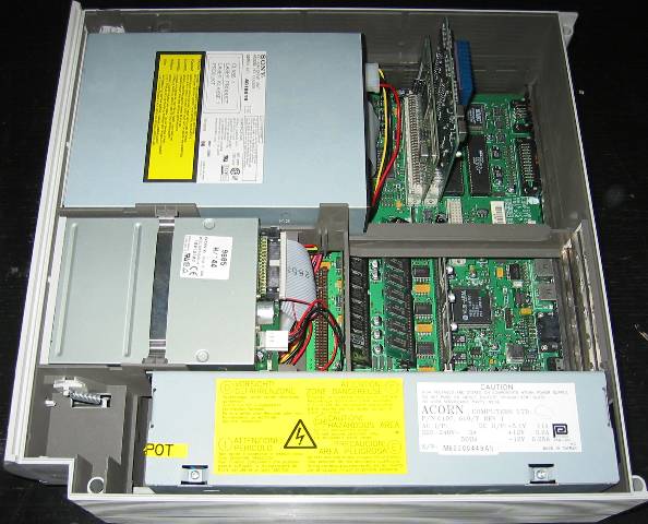Risc PC 700 open