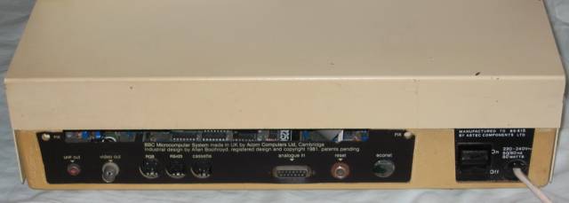 Solidisk cased BBC model B issue 3 back